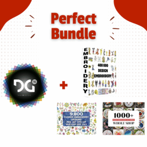 Tajima DG/ML 16 Digitizing Software | Lifetime License + 400,000 Embroidery Designs + 9,800 Floral Templates + Full Hand Embroidery Collection